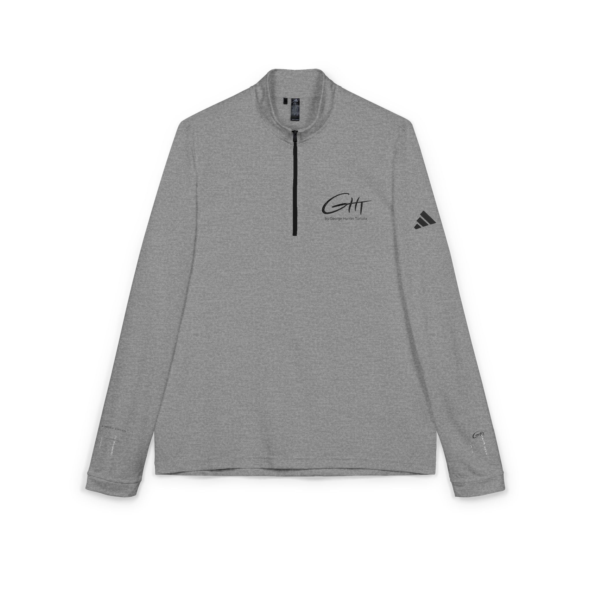 adidas Quarter-Zip Pullover – White | Limited Edition – GHT Signature