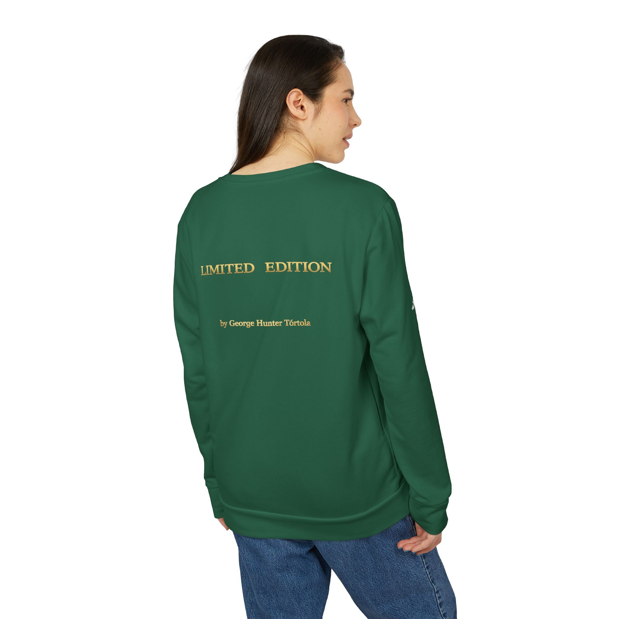Green Crewneck Sweatshirt (Gold Logo) – Limited Edition – GHT Signature