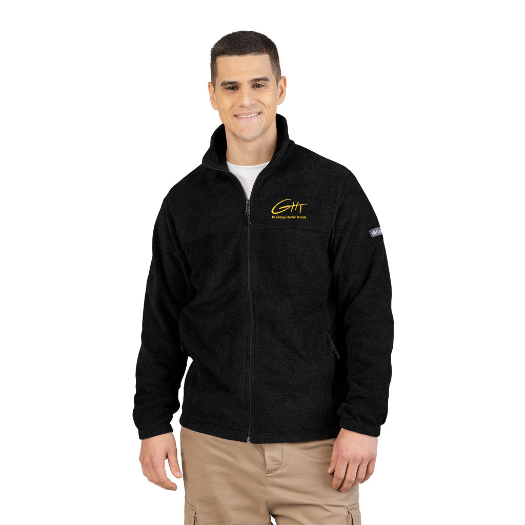 Embroidered Columbia Fleece Jacket – Cozy Zip-Up Outerwear GHT Signature – Limited Edition
