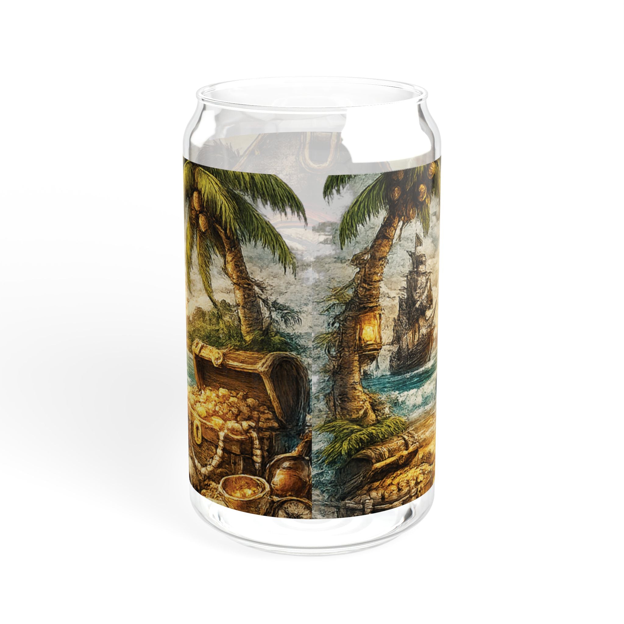 Pirate Skull Sipper Glass – 16oz Limited Edition – GHT Signature