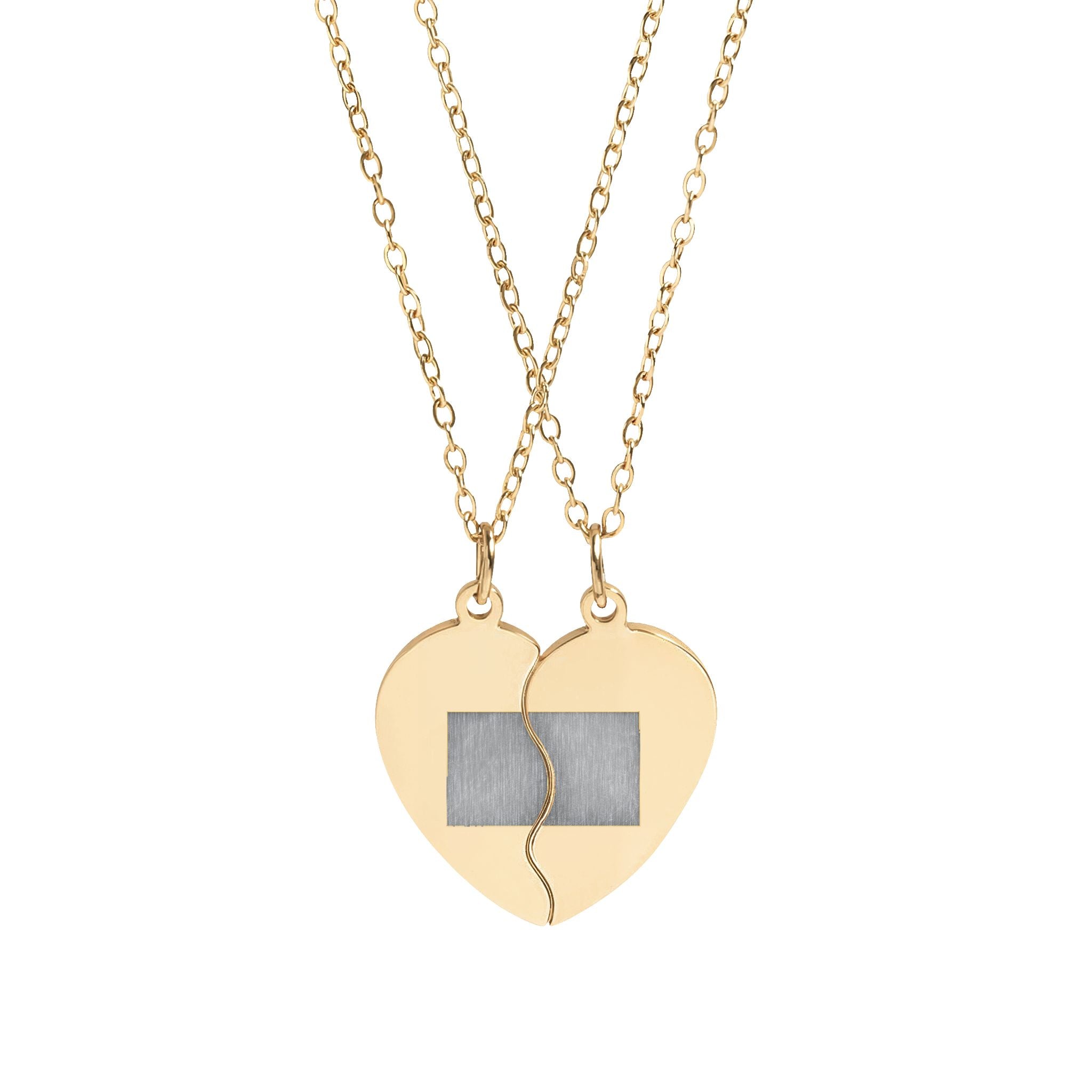 Custom Heart Necklace Set (Personalized) – GHT Official Store