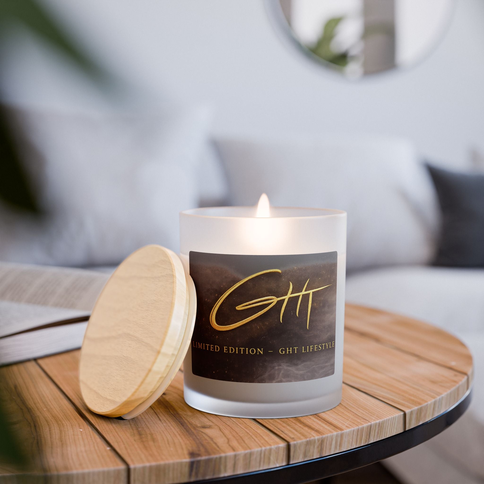 Signature Frosted Glass Candle — 11oz Limited Edition — Lifestyle Accessories.GHT