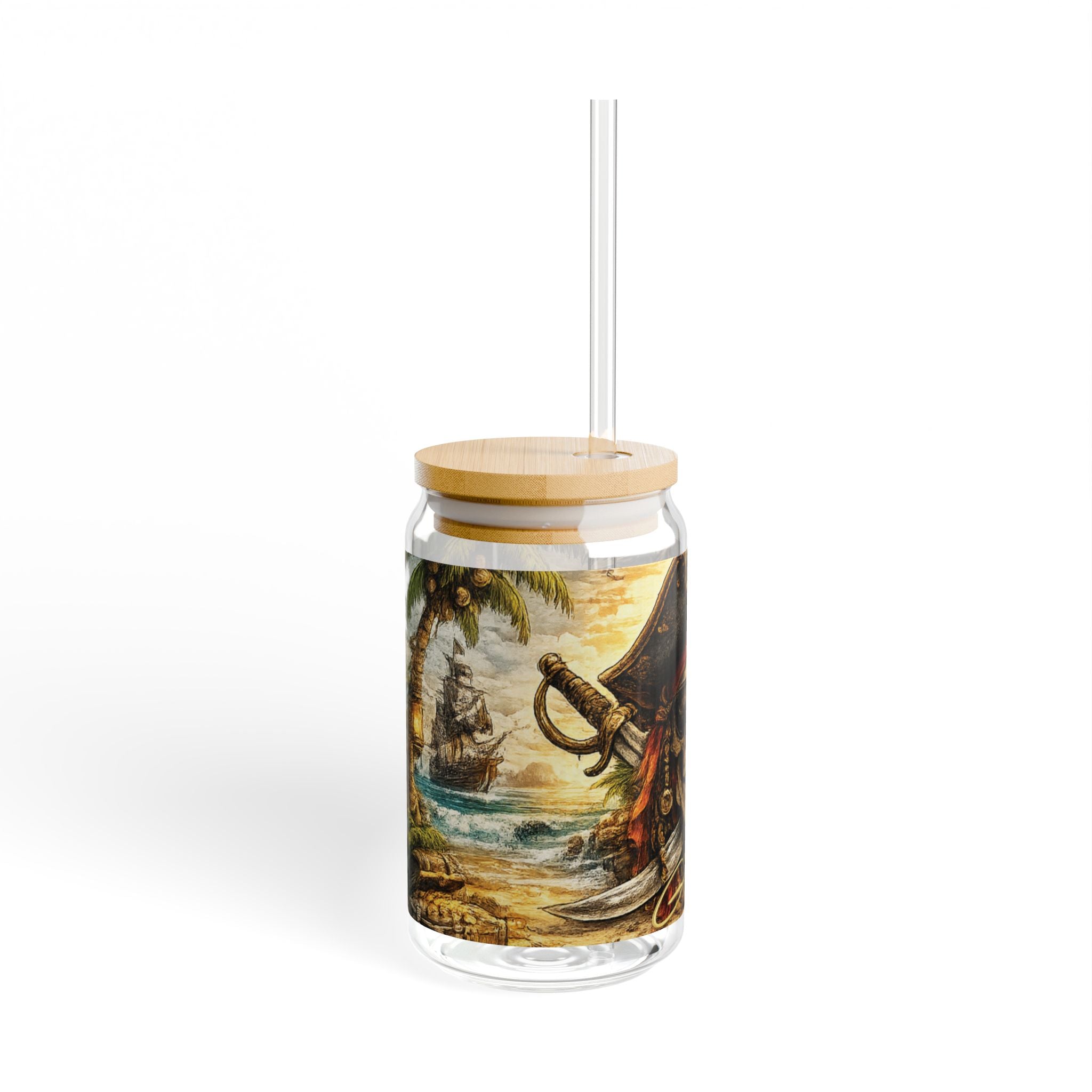 Pirate Skull Sipper Glass – 16oz Limited Edition – GHT Signature