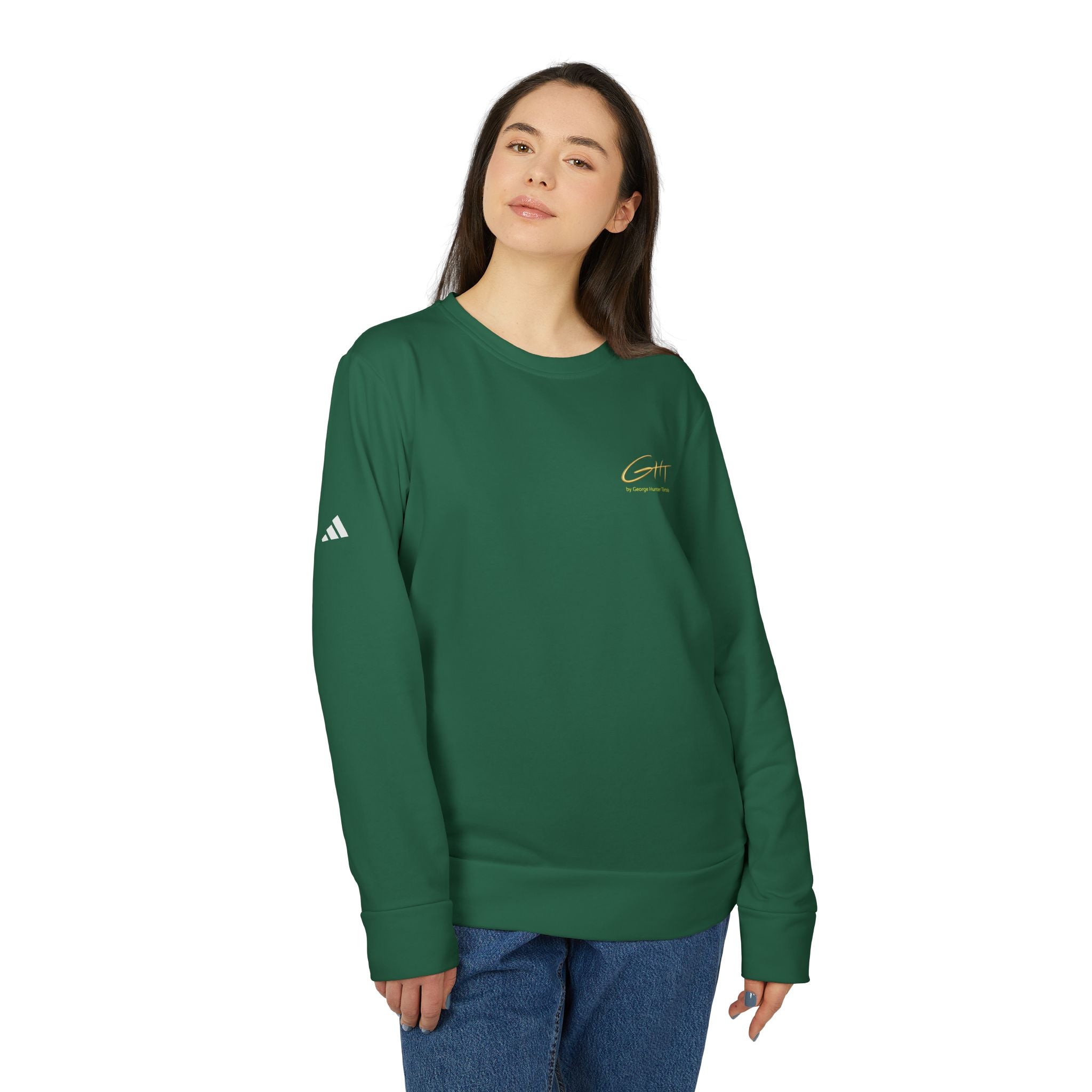 Green Crewneck Sweatshirt (Gold Logo) – Limited Edition – GHT Signature