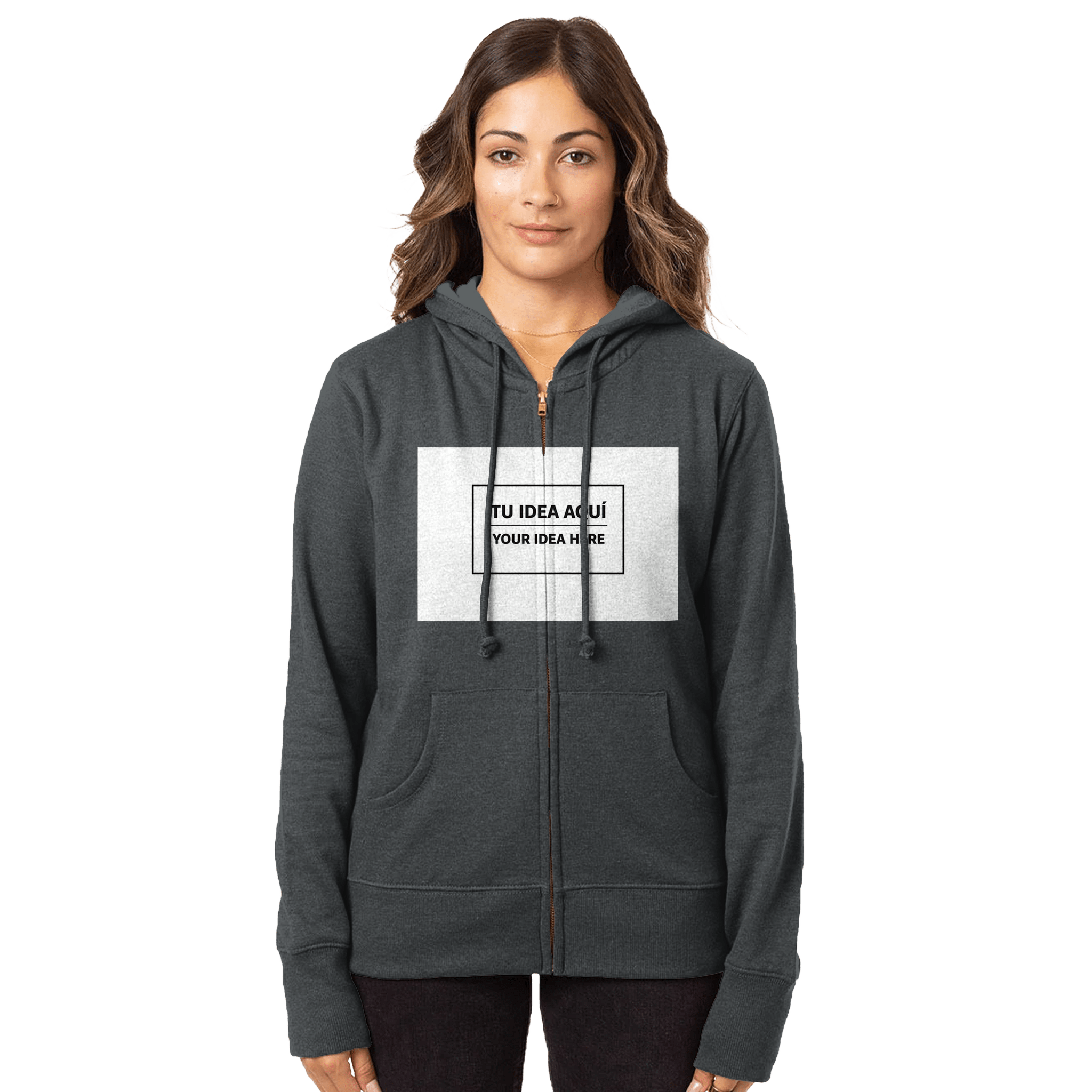 Custom Women’s Zip Hoodie – Personalized Edition - GHT Official Store