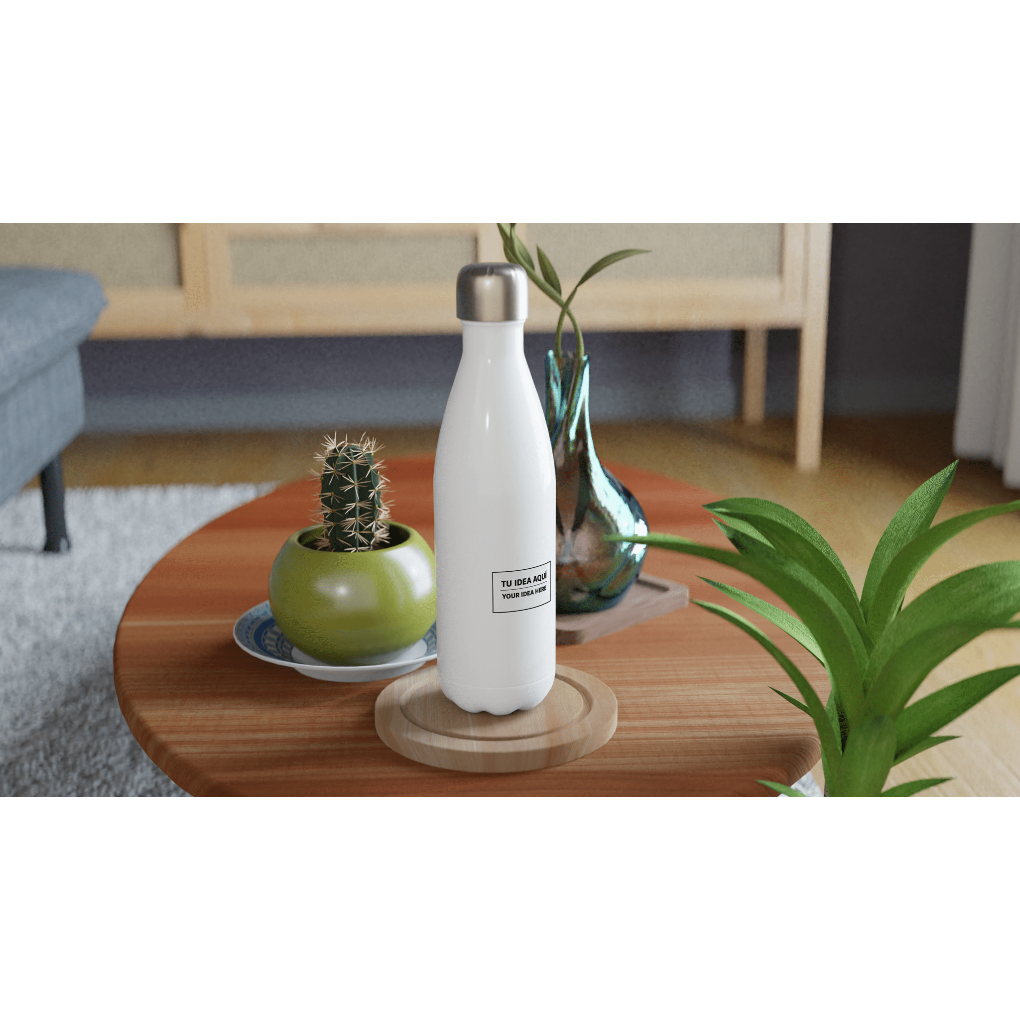 17oz Stainless Steel Water Bottle – Custom Design Sample (Made to Order) - GHT Official Store