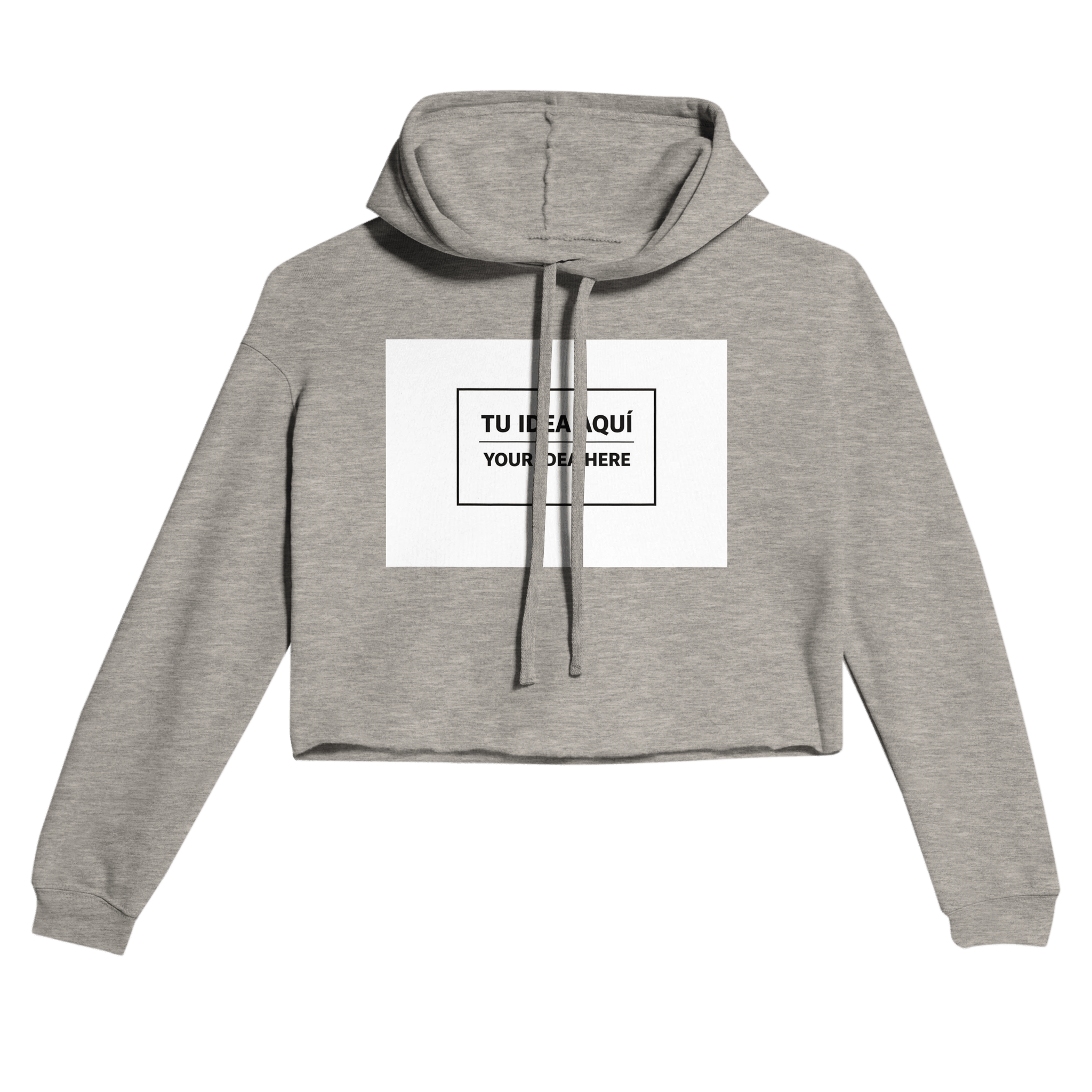 Custom Women’s Cropped Hoodie – Personalized Edition - GHT Official Store