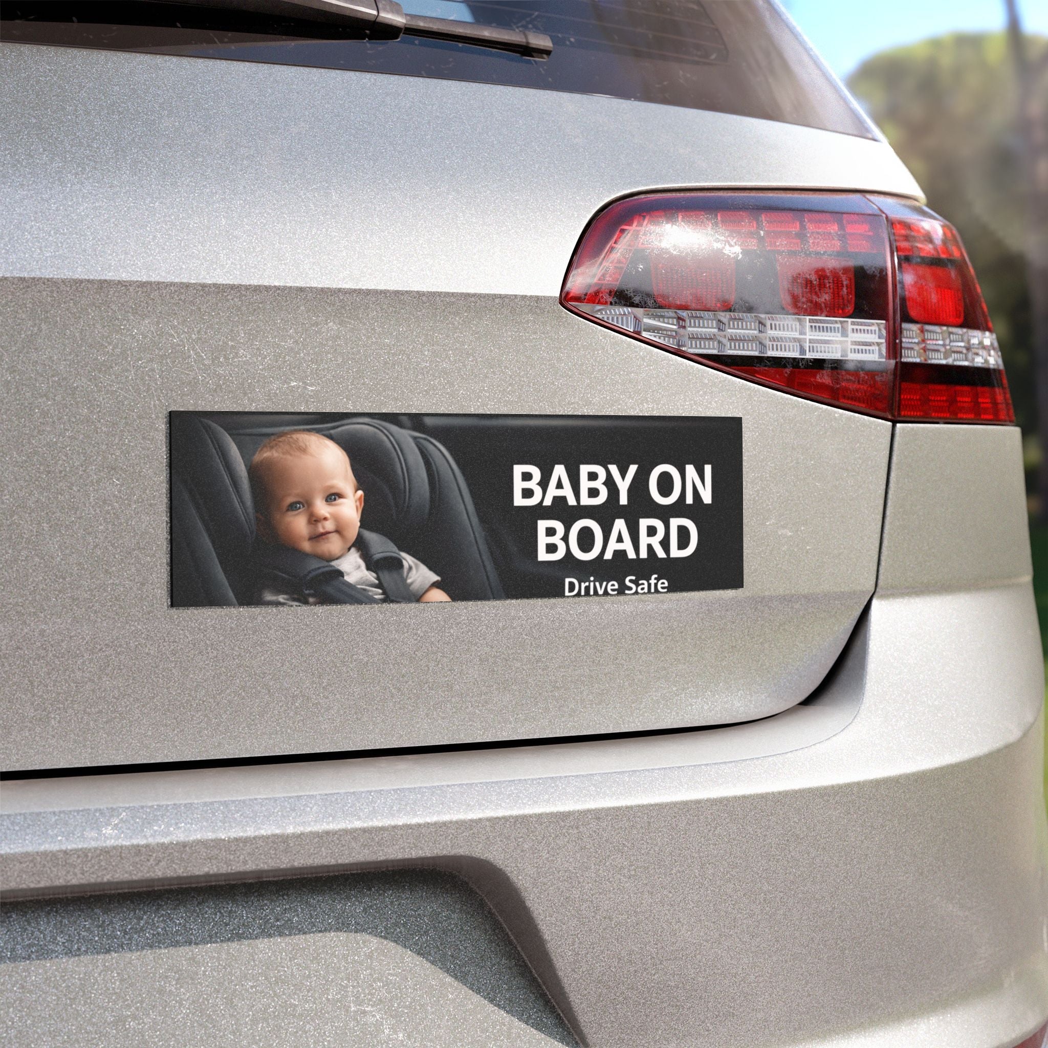 Baby On Board Car Magnet – Dark Vehicle Edition | GHT Motors Collection - GHT Official Store