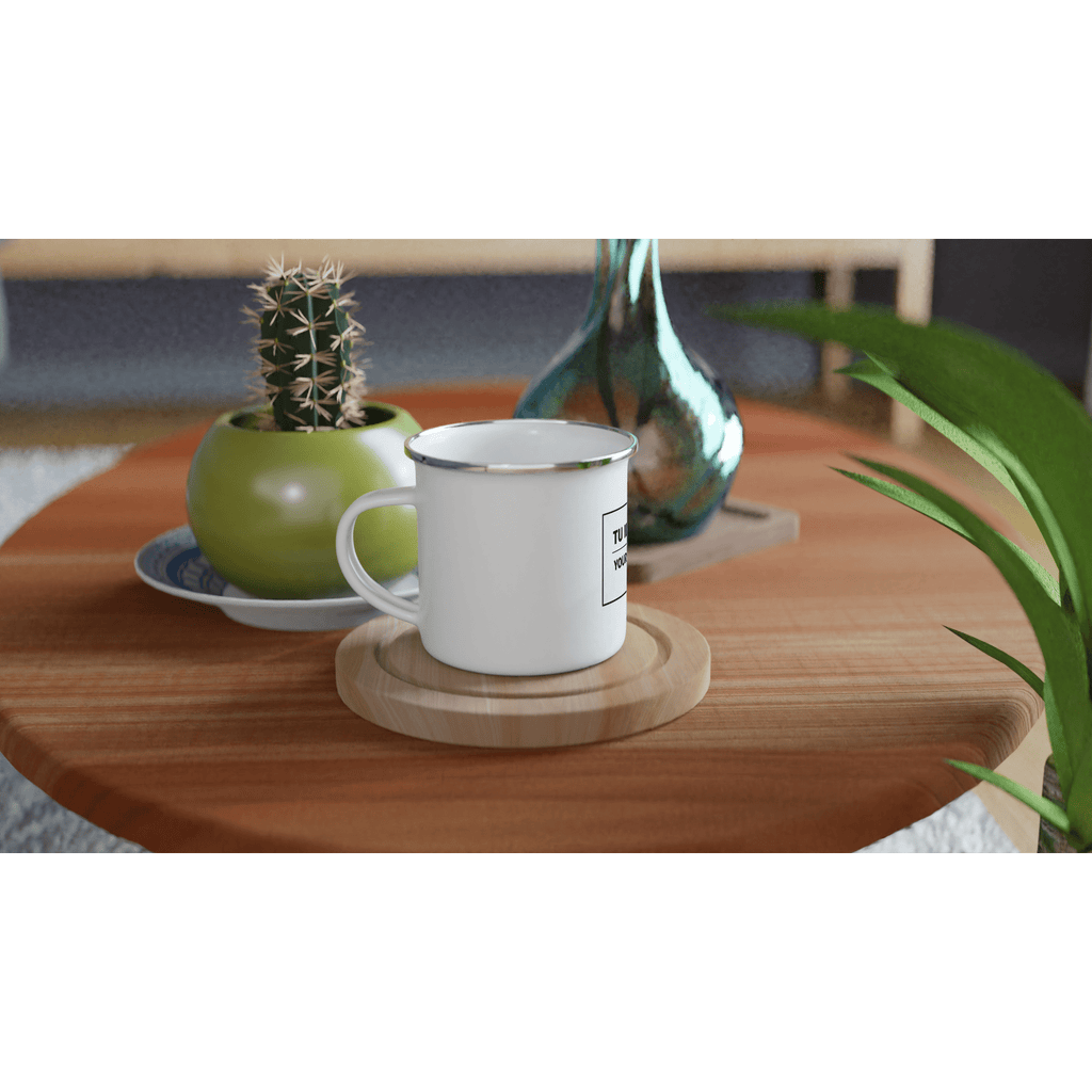 12oz Enamel Mug – Custom Design Sample (Made to Order) - GHT Official Store