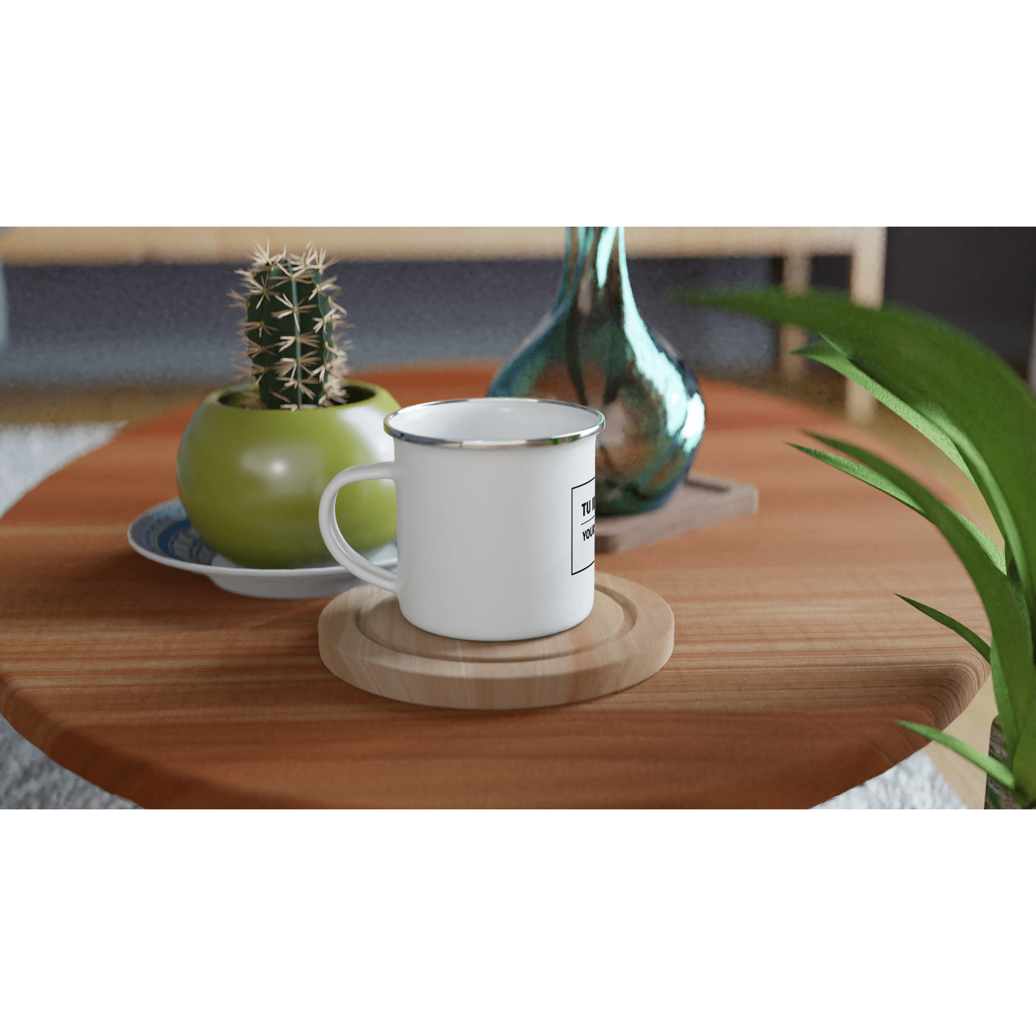 12oz Enamel Mug – Custom Design Sample (Made to Order) - GHT Official Store