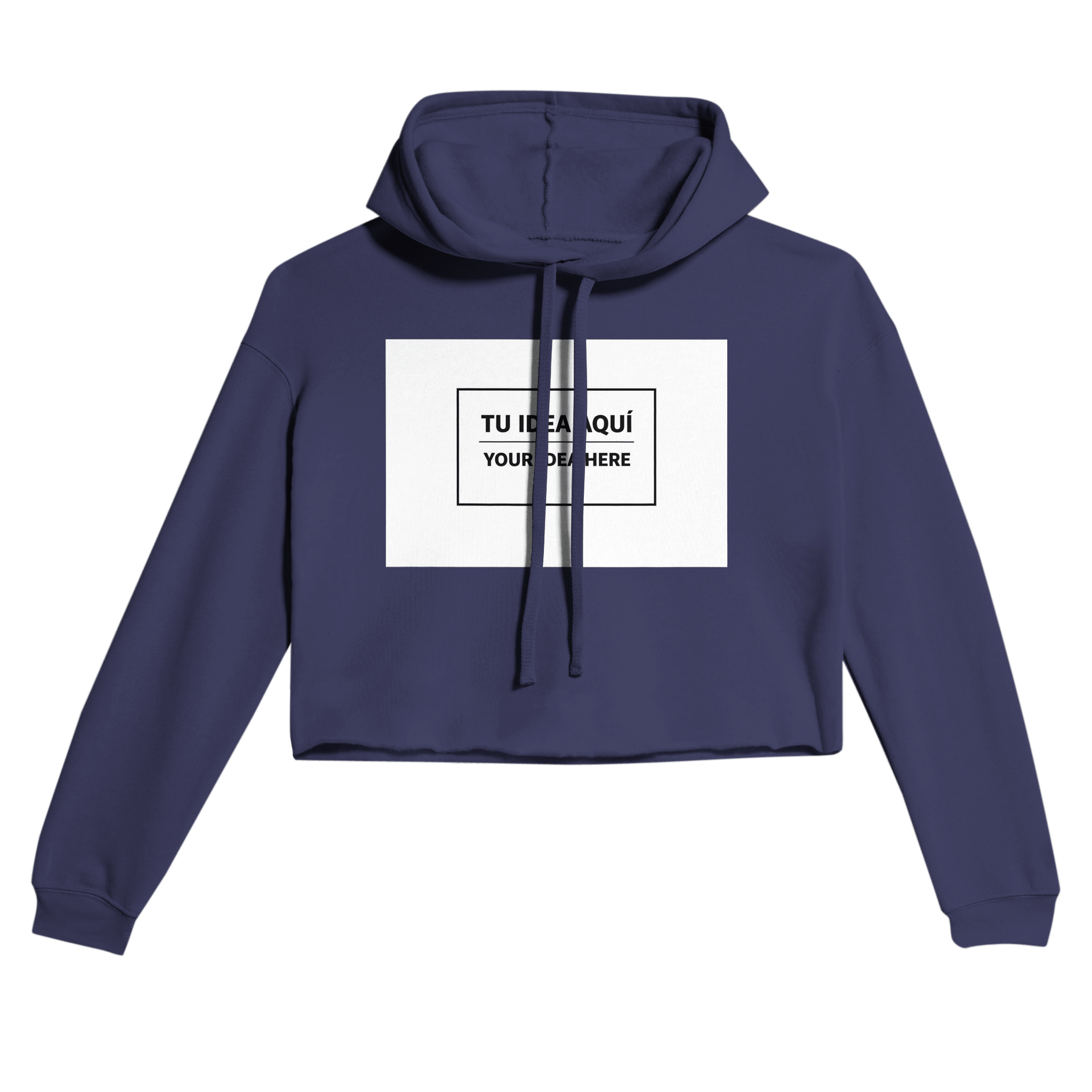 Custom Women’s Cropped Hoodie – Personalized Edition - GHT Official Store