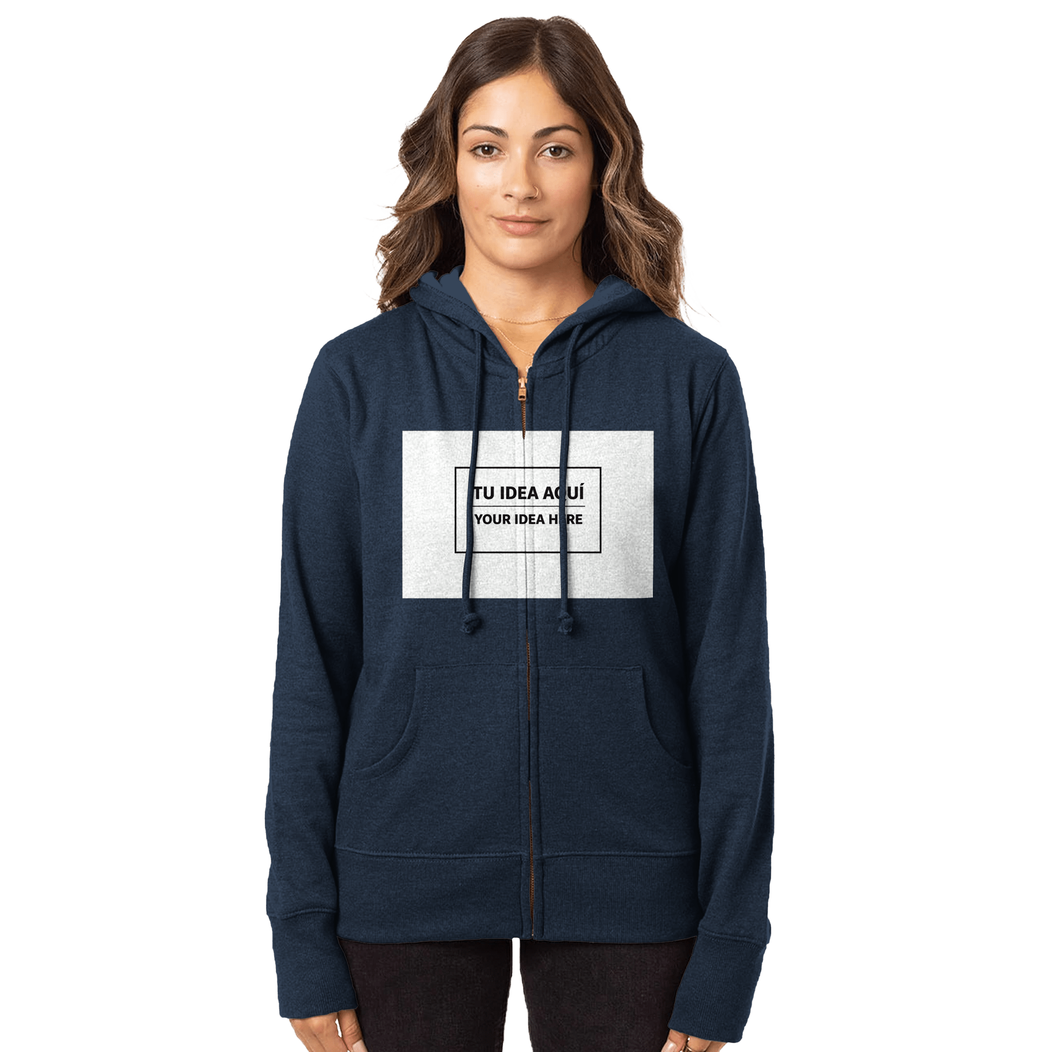 Custom Women’s Zip Hoodie – Personalized Edition - GHT Official Store