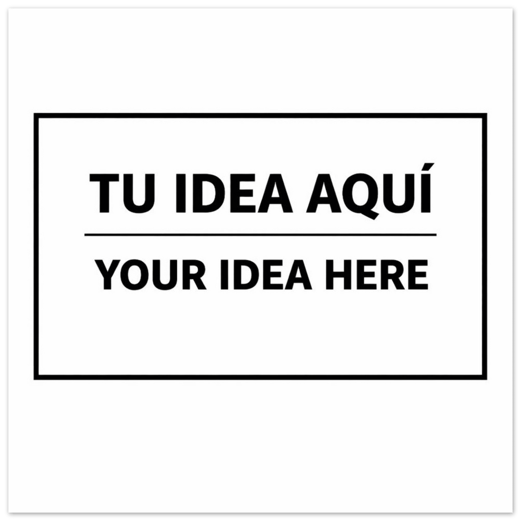 Custom Lightweight Foam Print (Square) – Personalized Edition - GHT Official Store