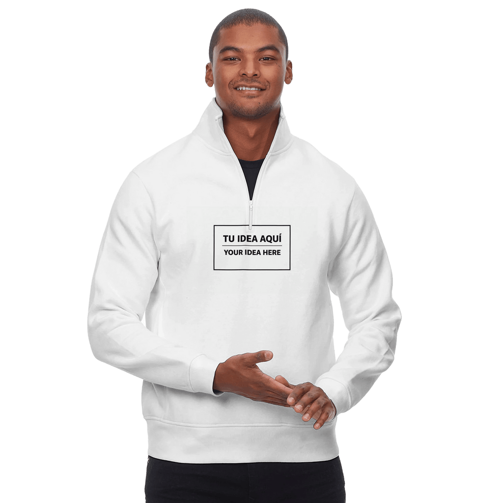Custom Unisex Quarter - Zip Fleece Sweatshirt – Personalized Edition - GHT Official Store