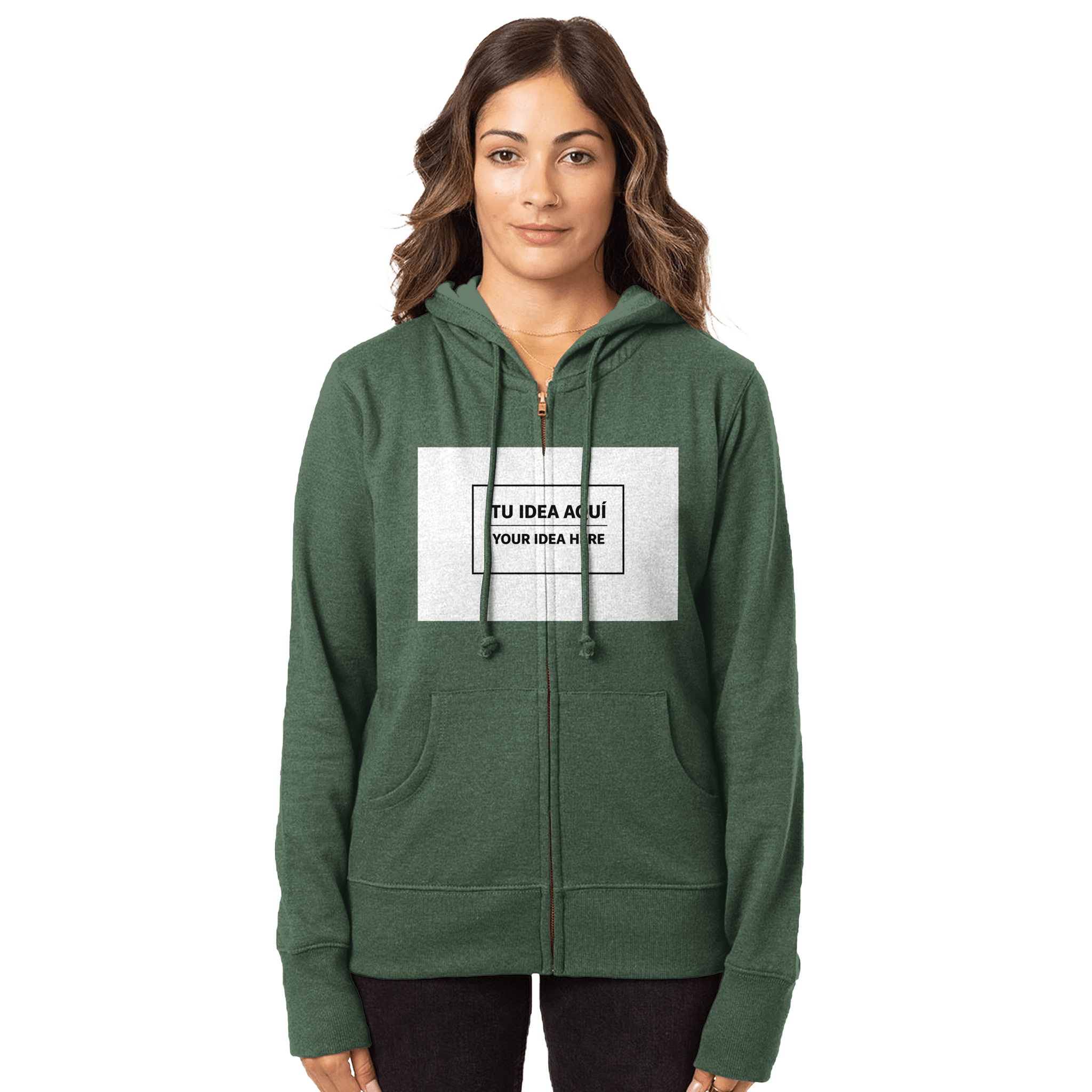 Custom Women’s Zip Hoodie – Personalized Edition - GHT Official Store