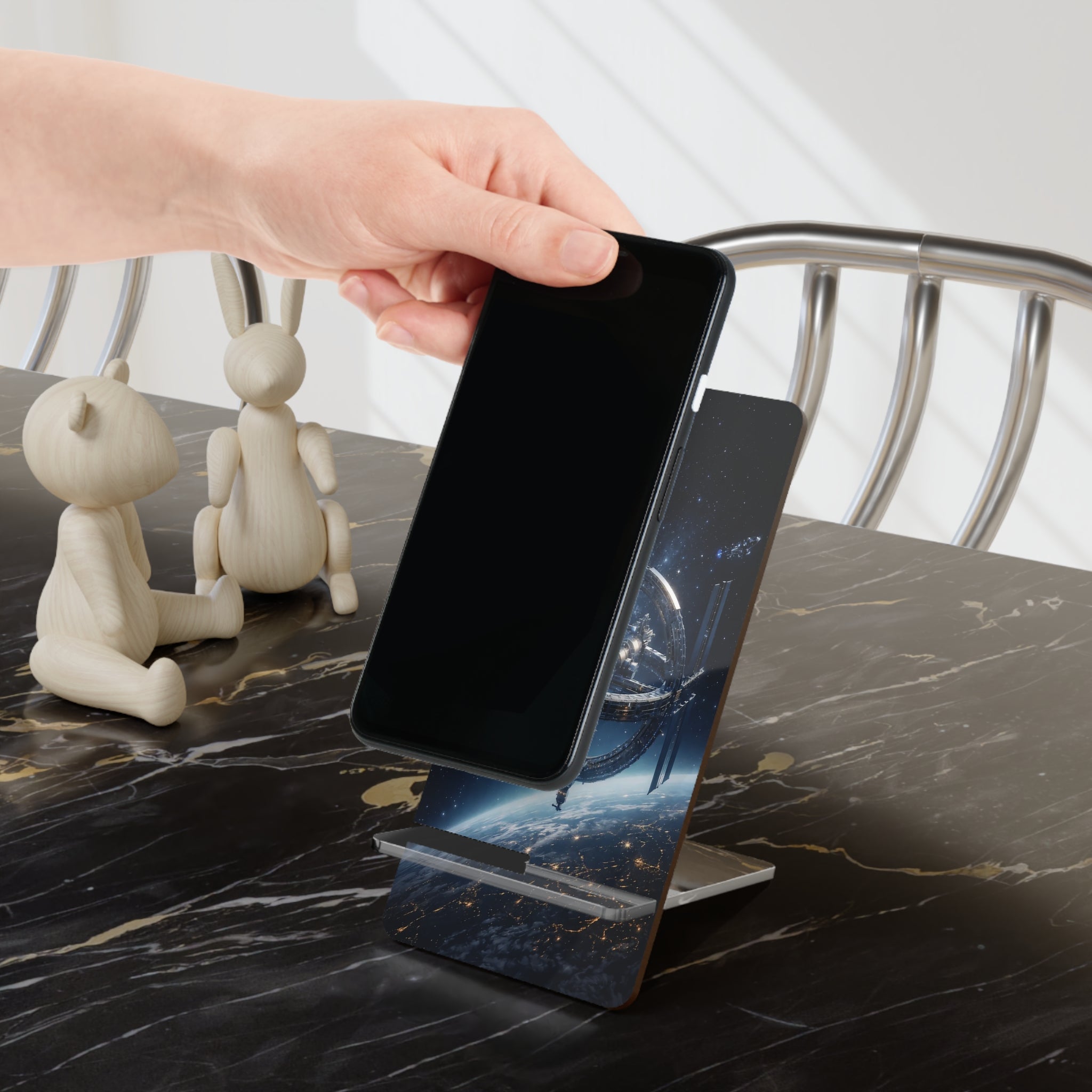 Orbital Space Station Phone Stand – Cinematic Sci - Fi Mobile Display | GHT Tech Collection - GHT Official Store