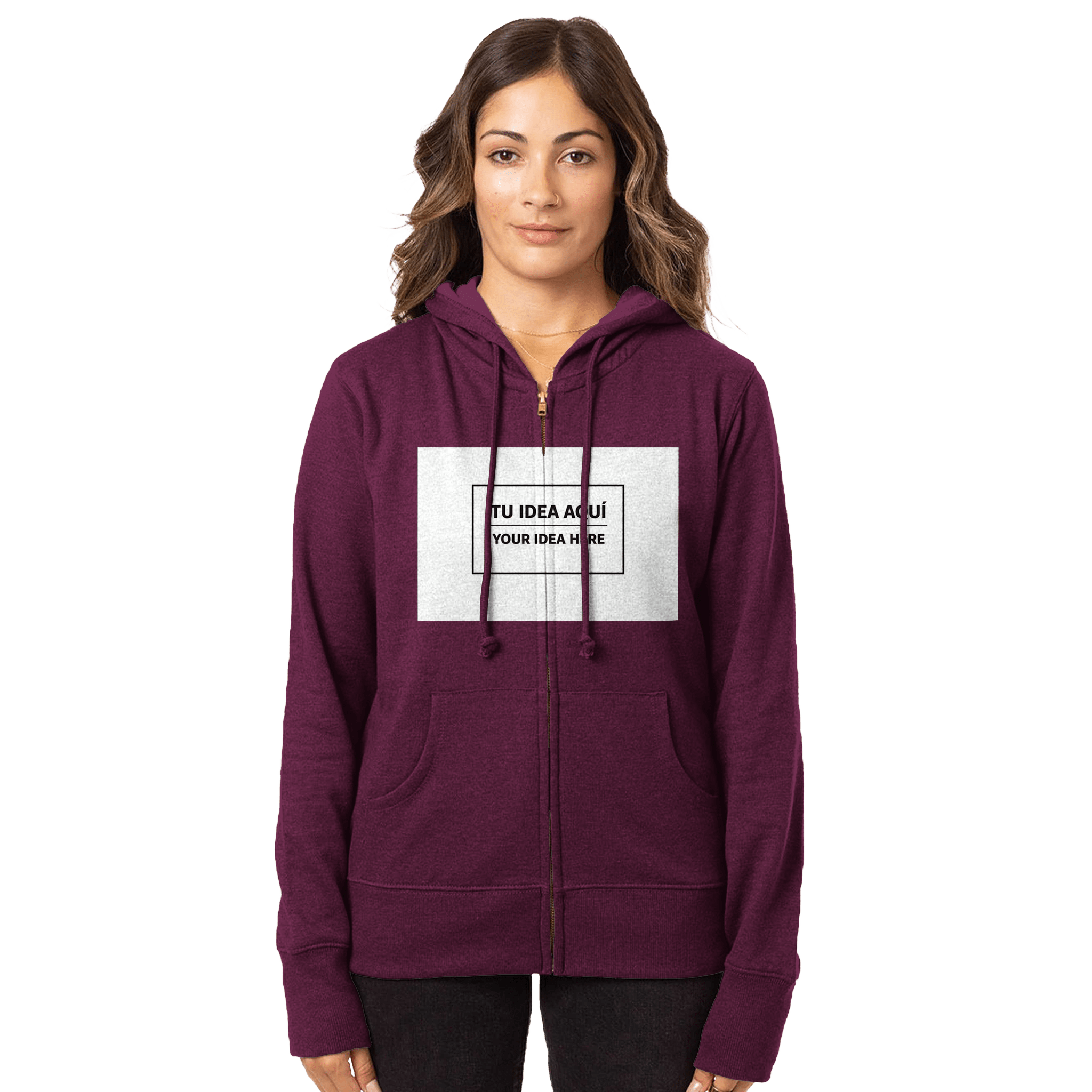 Custom Women’s Zip Hoodie – Personalized Edition - GHT Official Store